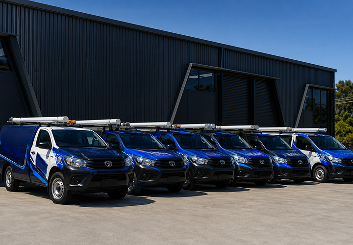 Fleet of Dulwich Hill Blocked Drains plumbing vans